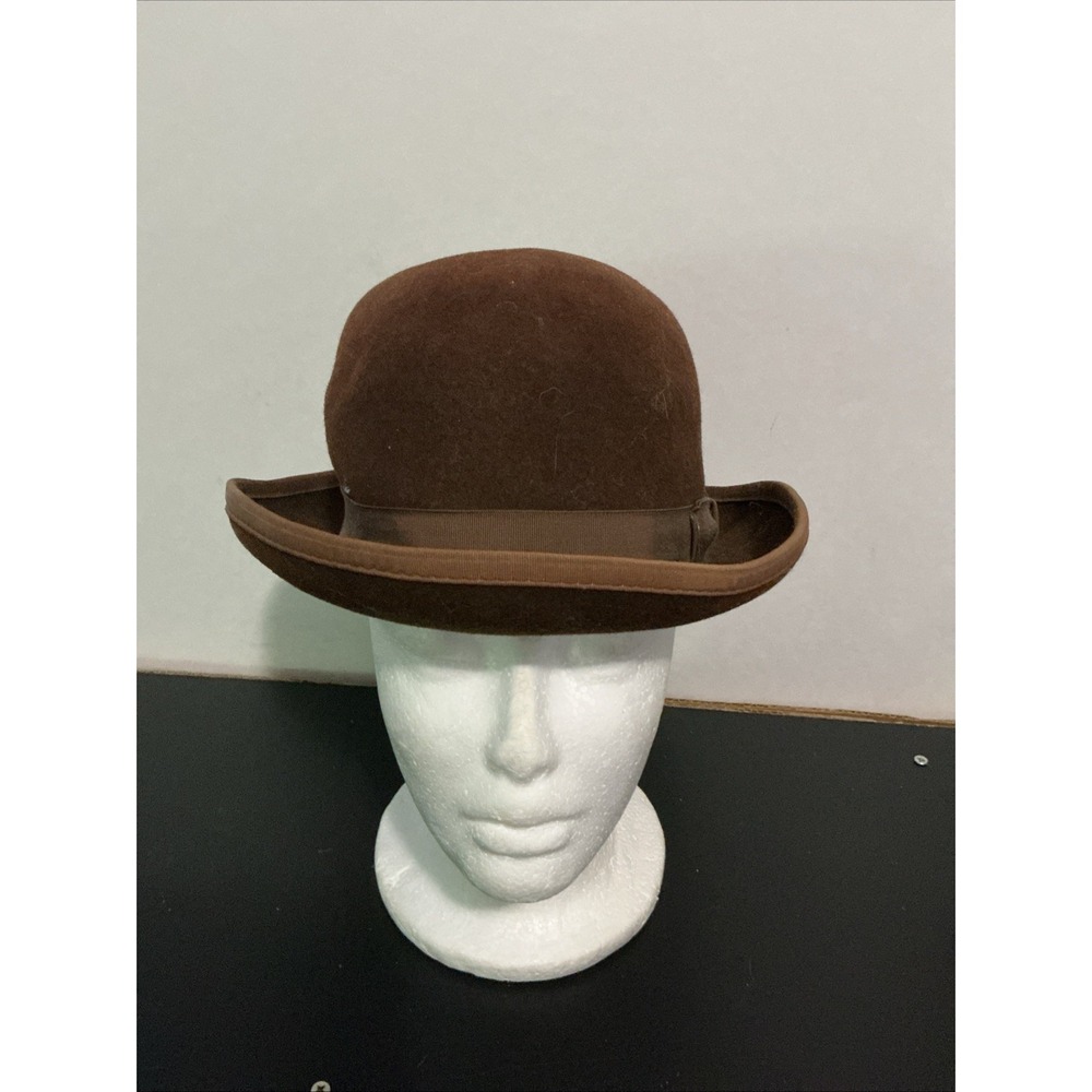 Dorfman Pacific Brown Felt Fedora Unknown Size Used READ